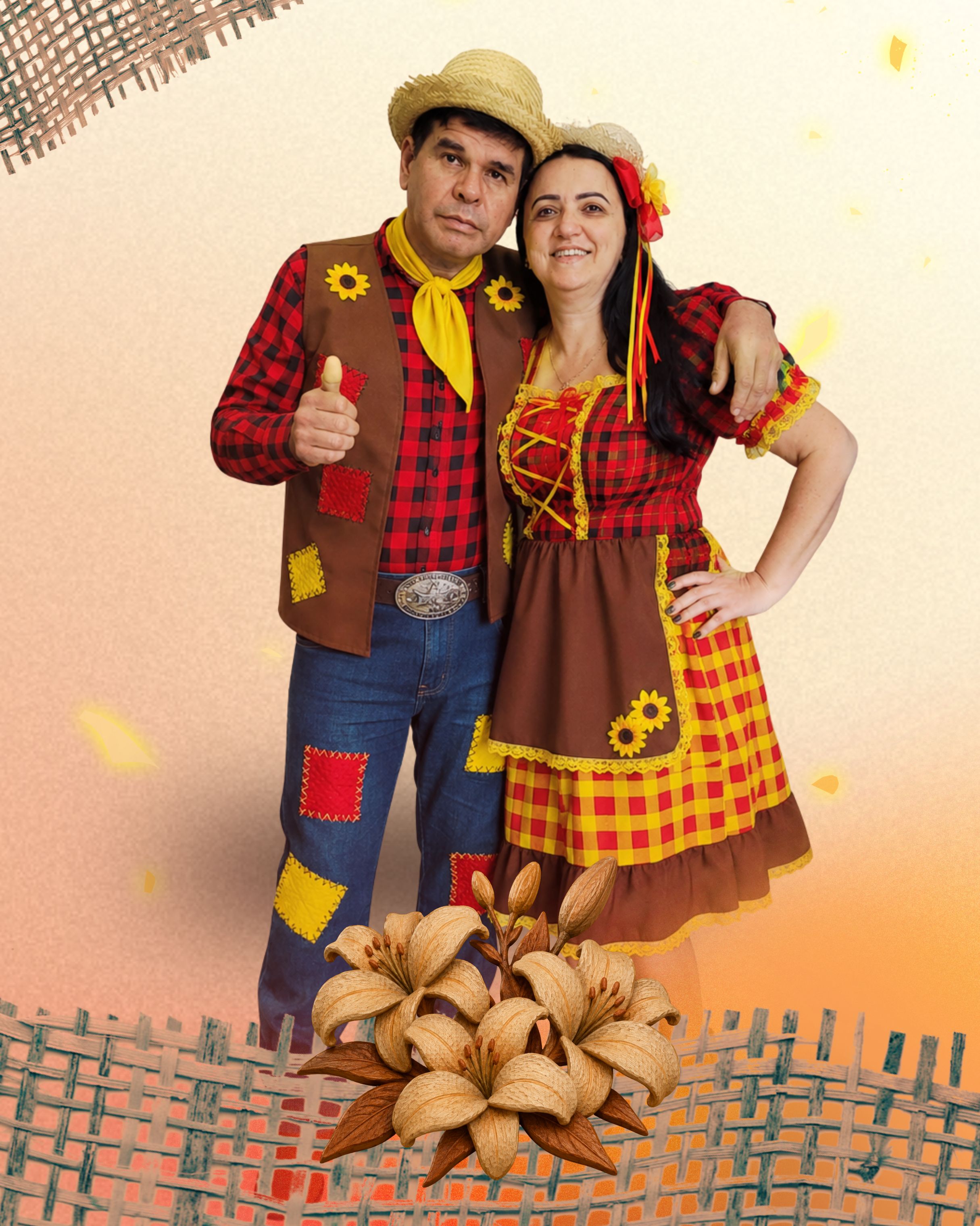 José Claudir Brizola e Claudia Regina de Brito